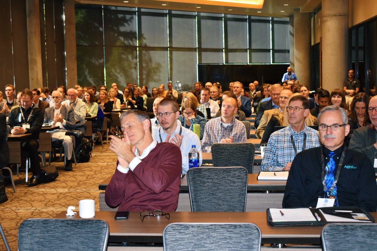 nsgic's tweet image. A full house for @Esri Founder and President Jack Dangermond's keynote address at #NSGIC19. “Geography is the science of our world. The geospatial infrastructure is part of our world’s intelligent and response platform.” #GIS