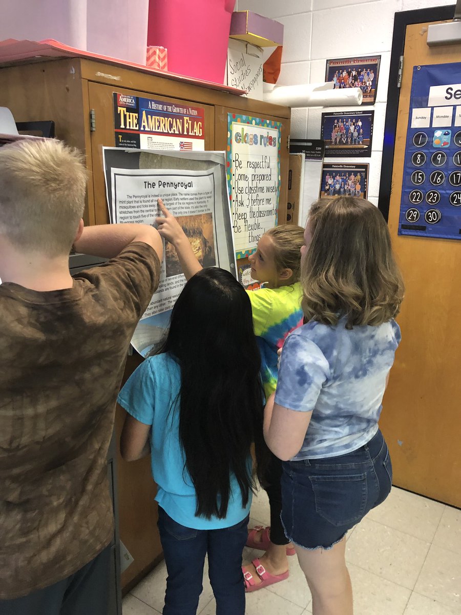 shanapreece4986's tweet photo. QFT asking questions about a physical map of Kentucky. A gallery walk to help identify KY regions &amp; answer questions. #RQT #KVEC #paintsvilleindepent https://t.co/tIBxCvjabV