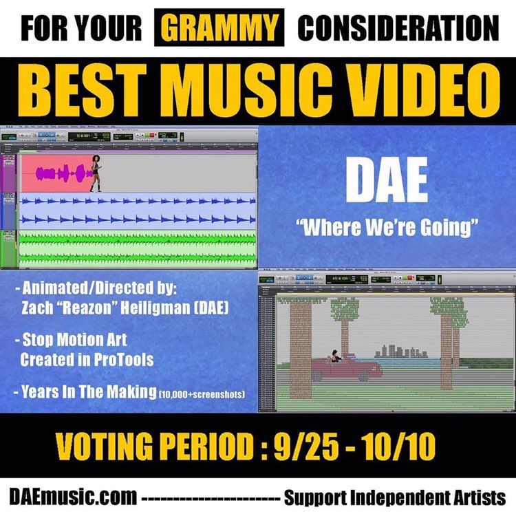 theonlydae's tweet photo. For Your Consideration. Support independent artists. #GRAMMYs https://t.co/RGX4RKRpyk