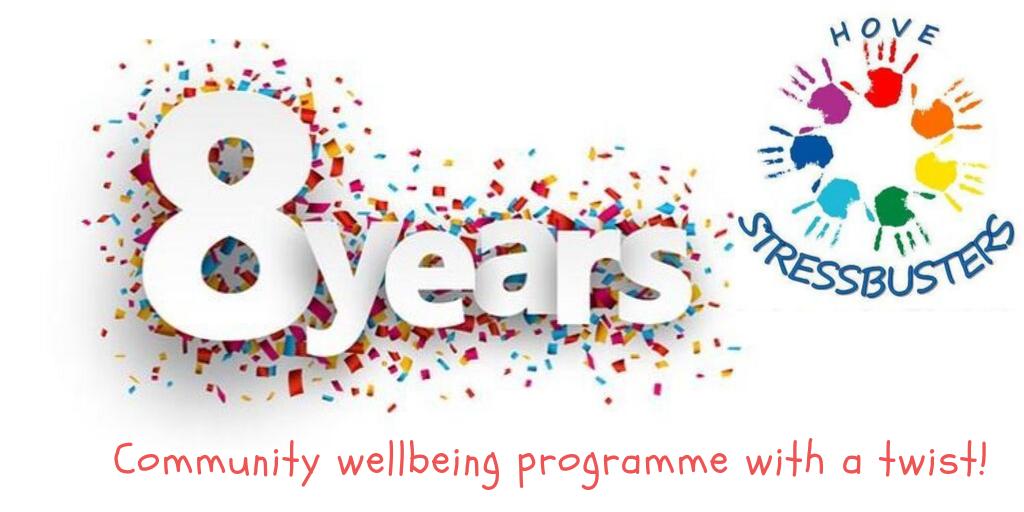stressbustersUK's tweet photo. Join us in celebrating the 8th anniversary of #Hove StressBusters programme! 

FREE event next Wednesday 7pm-9.30pm @ Cornerstone Centre @CornerstoneBH :
https://t.co/NKq4Rghiqd 
#wellbeing #holistichealth #community https://t.co/Mjir5Kbfnt