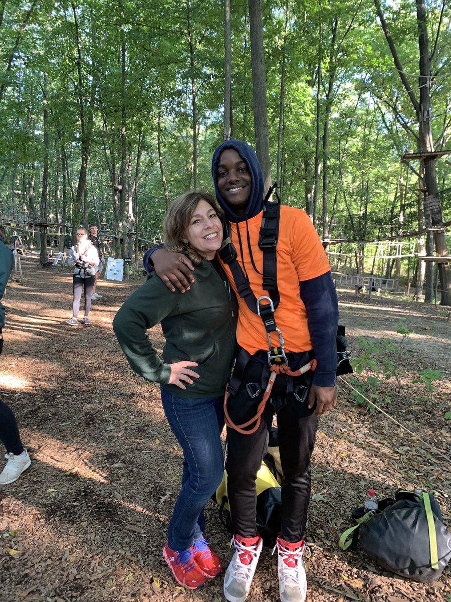 WBHSLeadership's tweet photo. Our first OAA meeting is today at the Tree Runner Adventure Park! We ran into a ‘18 WB grad! @OAALeadership1 https://t.co/hsuDZOXVCD