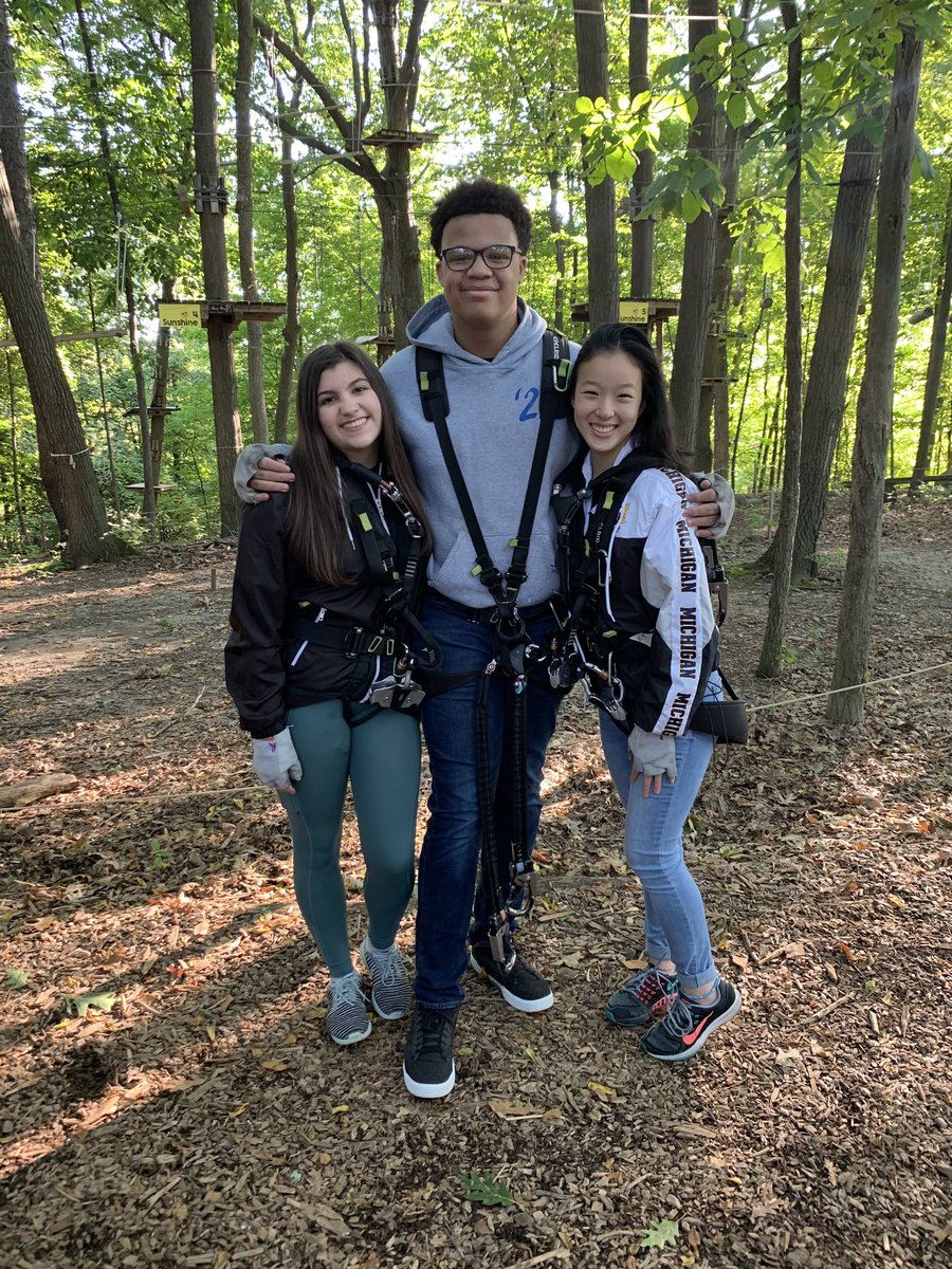 WBHSLeadership's tweet photo. Our first OAA meeting is today at the Tree Runner Adventure Park! We ran into a ‘18 WB grad! @OAALeadership1 https://t.co/hsuDZOXVCD