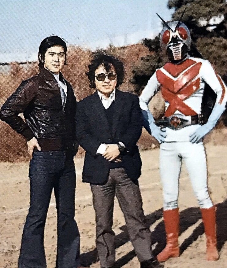 1974年1月初旬 よみうりランド裏手にて開催された「仮面ライダーX