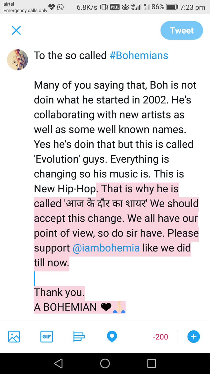 iamNAVEENIA's tweet photo. Thank you sir @iambohemia for making music. Love and Respect till I die.
@KaliDenaliMusic @desihiphopking #KDM4L #BohemiaTillDie #SNBV2 🖤🙏🏻 https://t.co/jBFS68FTs5