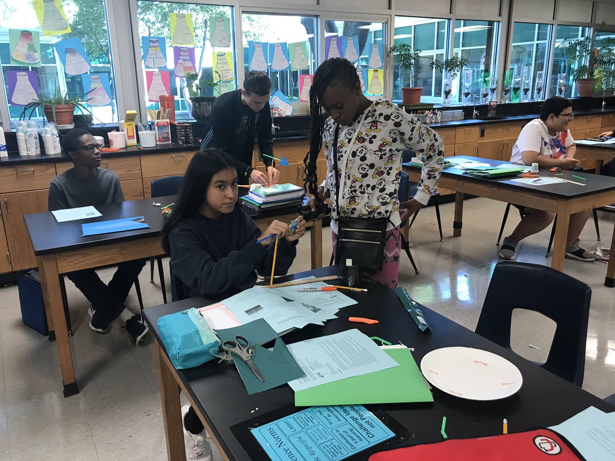 jgschlenkert's tweet photo. 8th Grade Scientists build and test anemometers and wind vanes. #wearelamphere @PagePanthers https://t.co/TFwmbYc2sl