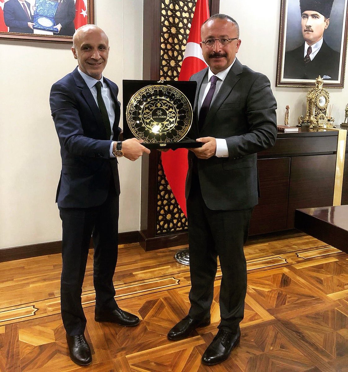 Yön. Kur. Başkanımız Sn. Fuat Sancak, Siirt Valisi Sn. Ali Fuat Atik’i makamında ziyaret ederek yardım çalışmaları hakkında bilgi verdi.
#Mektebim
#GelecekBenim