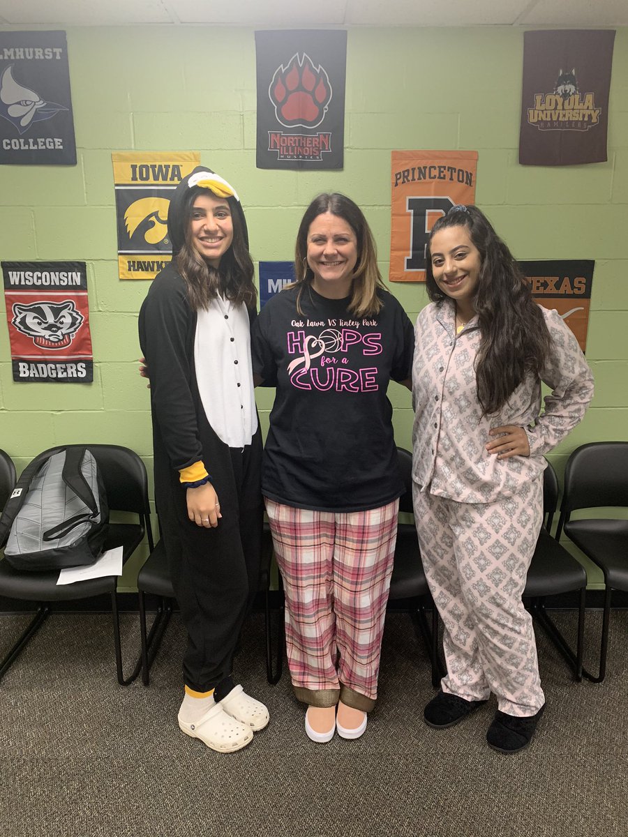 Happy PJ day from student helpers! #olchspride
