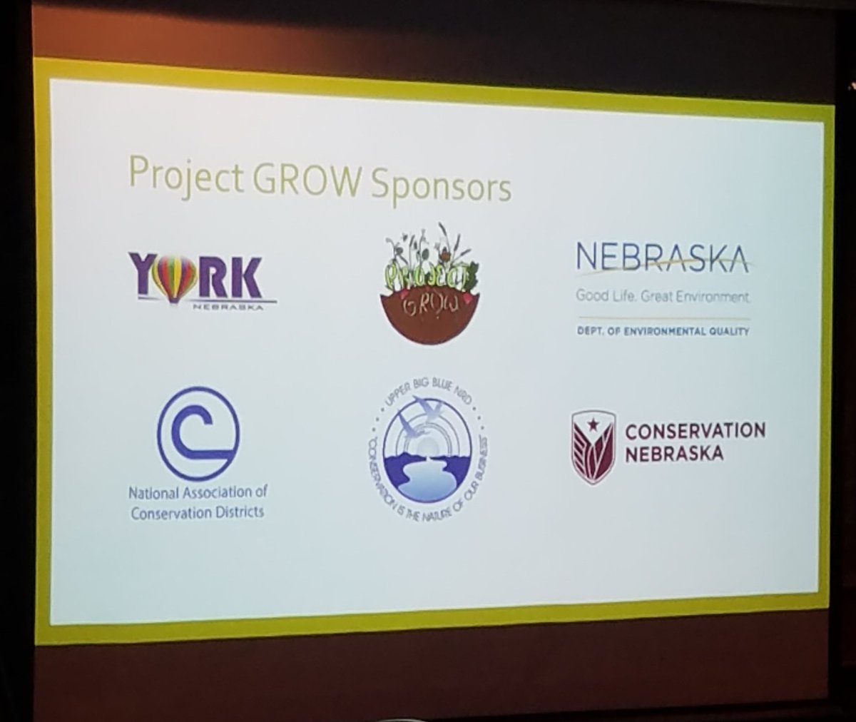 JimHoffmann23's tweet photo. The Upper Big Blue NRD @UBBNRD and the City of York have a partnership called Project Grow (Growing Rotational Crops on Wellfield). Thanks Dan Leininger for the education at York Sunrise #Sertoma this am. #covercrop #pollinatorhabitat #communitygarden https://t.co/PUZoVLUz5G