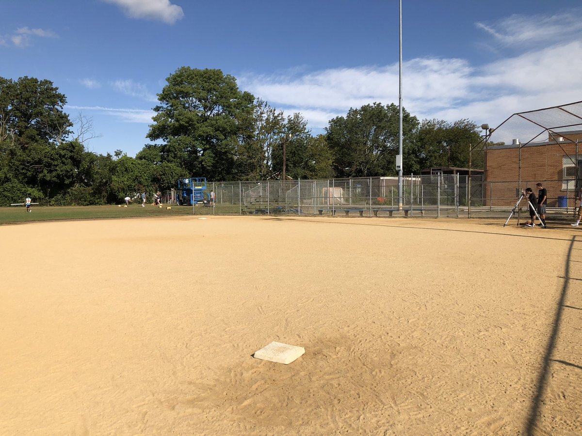 OHSTechED's tweet photo. Foundation layout and surveying on tuesday morning. @DrMChristiansen @Ken_Dwyer @OHSSAO @OSchoolsPR @MrCarbonetti https://t.co/Bw30Ub8flZ