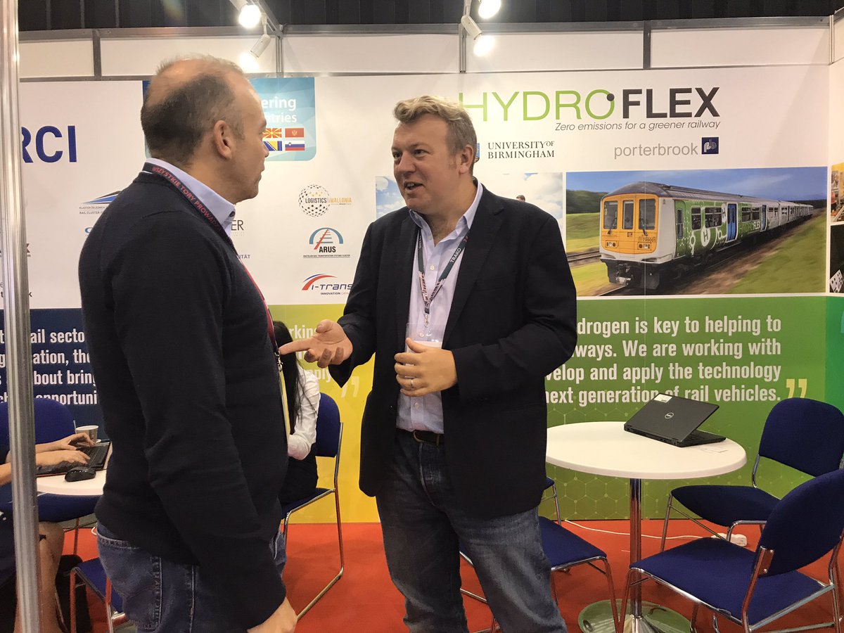 RBDcommunity1's tweet photo. @alexcburrows speaking with @chhcalling Minister of State for Transport and giving an overview of @bcrre and @therailalliance and what we do to support rail research and business support #TRAKO https://t.co/Gzcx96Oc0u