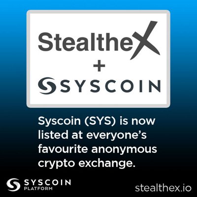 Syscoin tweet media