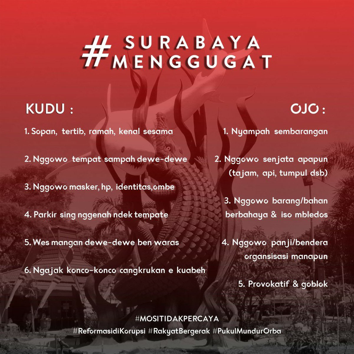 zoelkiev's tweet photo. Buat teman2 Mahasiswa di Surabaya mungkin bisa dicontoh antisipasi apabila aparat tidak kondusif, jgn lupa juga tujuan utama, jaga sesama, jaga kesehatan, jaga demokrasi kita.

#MahasiswaSurabaya
#SurabayaMenggugat
#HidupMahasiswa https://t.co/BK5HDh2DYb https://t.co/1PjqWxdTDD