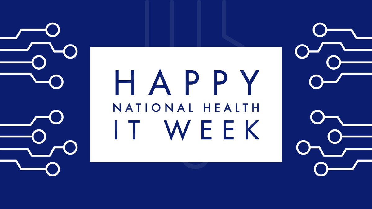 TransFormSSO's tweet photo. This year's National Health IT Week is focusing on supporting healthy communities and driving the transformation of our health and wellness ecosystem to promote better health outcomes and health equity.
#healthITweek https://t.co/gTNBd9az2A