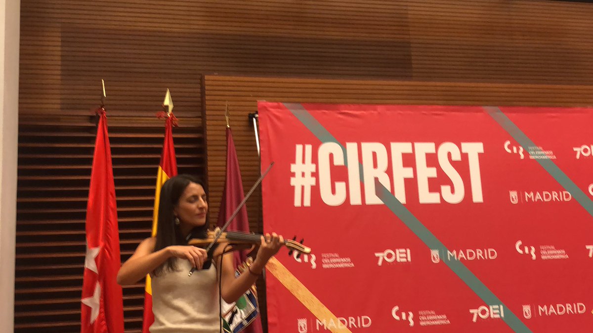 Próxima actuación de la violinista andorrana Mireia CLUA mañana a las 20h00 en el Auditorio Conde Duque, Madrid. ¡Os esperamos!#Celebremos Iberoamérica!#CIBFest#70AñosOEI