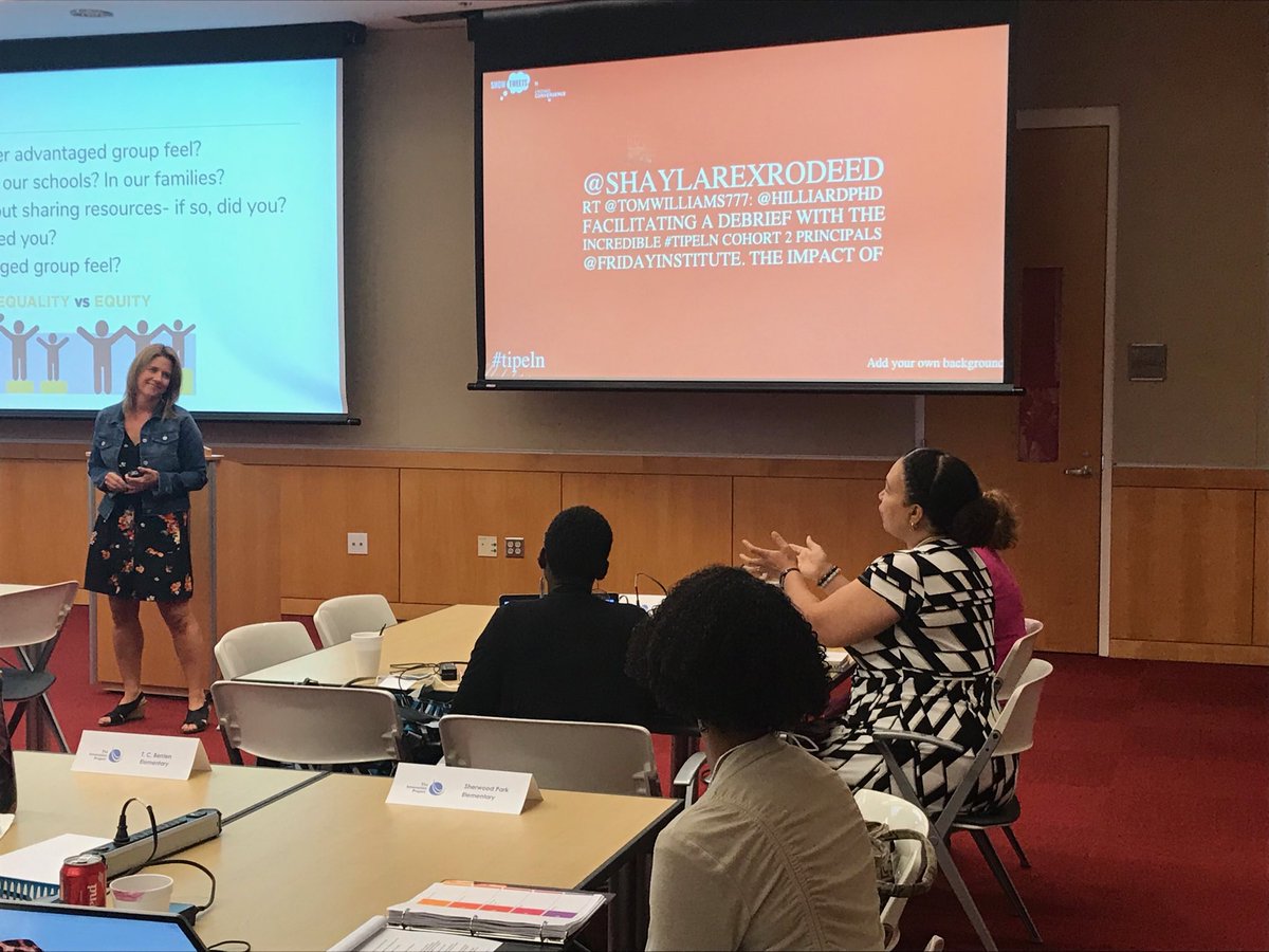 tomwilliams777's tweet photo. #tipeln debriefs on the Pictionary activity. What insights to how equity can play out in our schools and classrooms. @FridayInstitute @CliffdaleEleme1 @shaylarexrodeEd https://t.co/amIuYusqCz