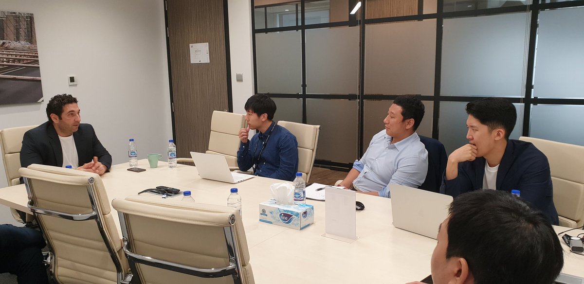 Nvelop1's tweet photo. Day 3 - Korean startups landing pad in UAE 2019

The second speaker for the day, Rani Zahr, reviewing the business plans of the startups , and mentoring them on how to proceed further in the UAE business environment.

#fintech #AI #bussinessplans @born2global_kr https://t.co/Ab6sBO53Gs