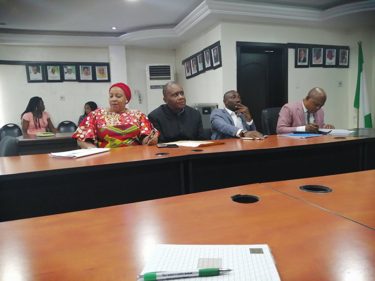 adesuwagreen's tweet photo. Today, we met with @sharon_ikeazor to share the perspective of young Nigerians on #ClimateAction, #SustainableWasteManagement, &amp; other environmental topics.
The meeting was very informative, we are now sure there will be a better relationship btw the youth &amp; @FMEnvng.
@NigeriaGov https://t.co/bWNPg7aGMv