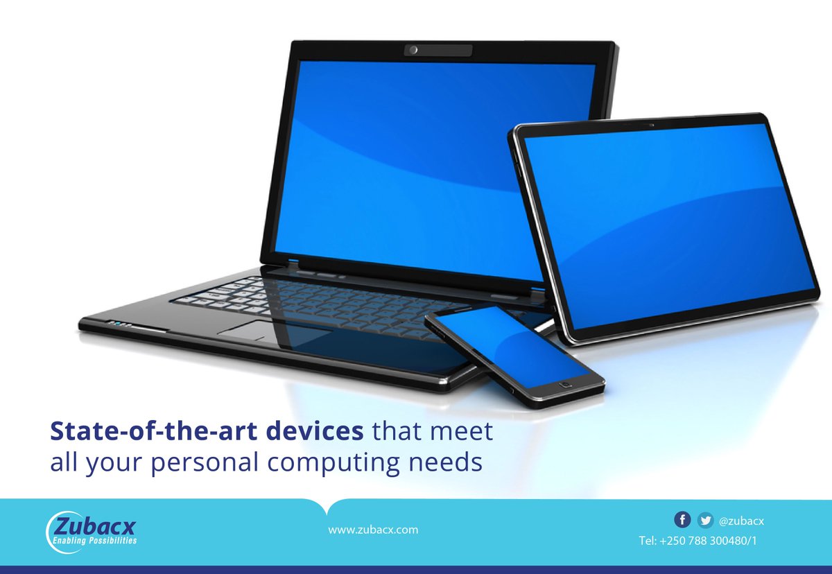 ZubaCx's tweet image. Looking to update your #Electronics to boost productivity?
From laptops, to tablets, to printers, we’re ready to supply you with the latest in #PersonalComputing technology!
Contact us to learn more: +250788300480 / +250783899111
#ZubacxSolutions #Computers #Tech #Rwanda #RwOT