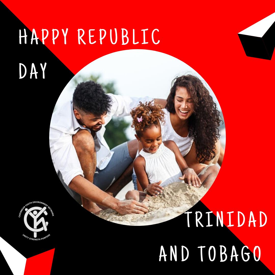 CYEN_TT's tweet photo. #DidYouKnow #TrinidadandTobago became a Republic on August 1st, 1976. It is now a public holiday on September 24th because this is the date when the first Parliament met under the new Republican Constitution. Today, we wish you all a fantastic #RepublicDay. https://t.co/i1X4FxkPkb