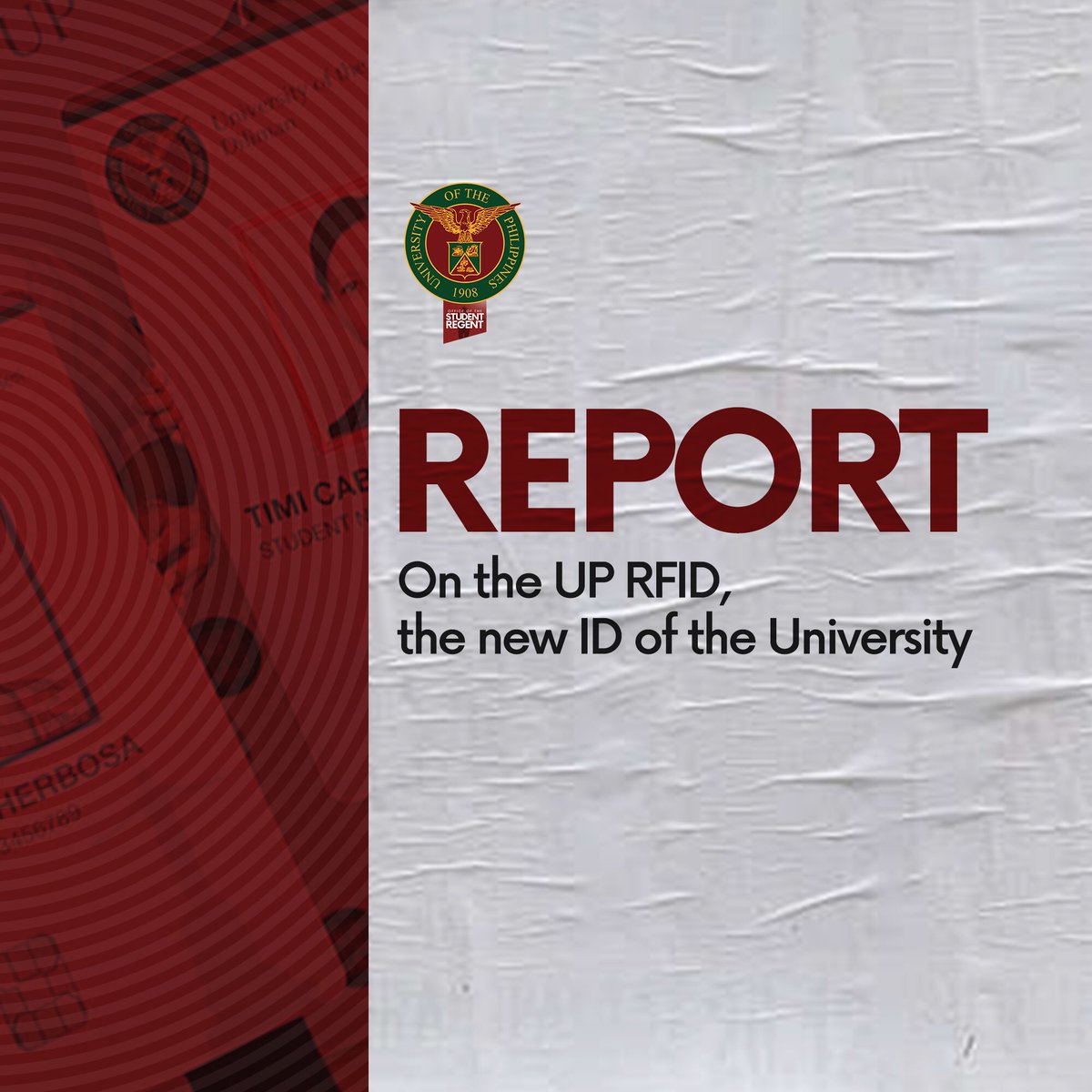 uposr's tweet photo. #SReport: ON THE UP RFID, THE NEW ID OF THE UNIVERSITY
A new ID is to be used by students and employees of UP starting this semester, from Luzon campuses first then up to the UP System. However, we need to stay vigilant. Read full report here: https://t.co/eXhUQB2R4w https://t.co/o5OVVHqbuv