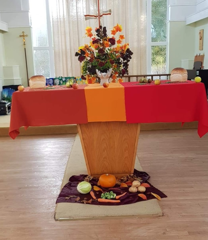 ParishBramley's tweet photo. Please join us for our Harvest Festival Service 10.30am Sept 29 St. Margaret's Church, Newlay Lane, Bramley
All ages welcome. Donations of food and toiletries will be sent to St. George's Crypt. #harvestfestival #bramley #Leeds https://t.co/I2ekKCFSCX