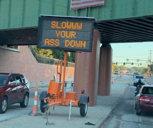 mbruning81's tweet photo. Yes, it is a real sign in Ohio. Yes, I agree. No, it is NOT our's. https://t.co/mHgXkxCiYi
