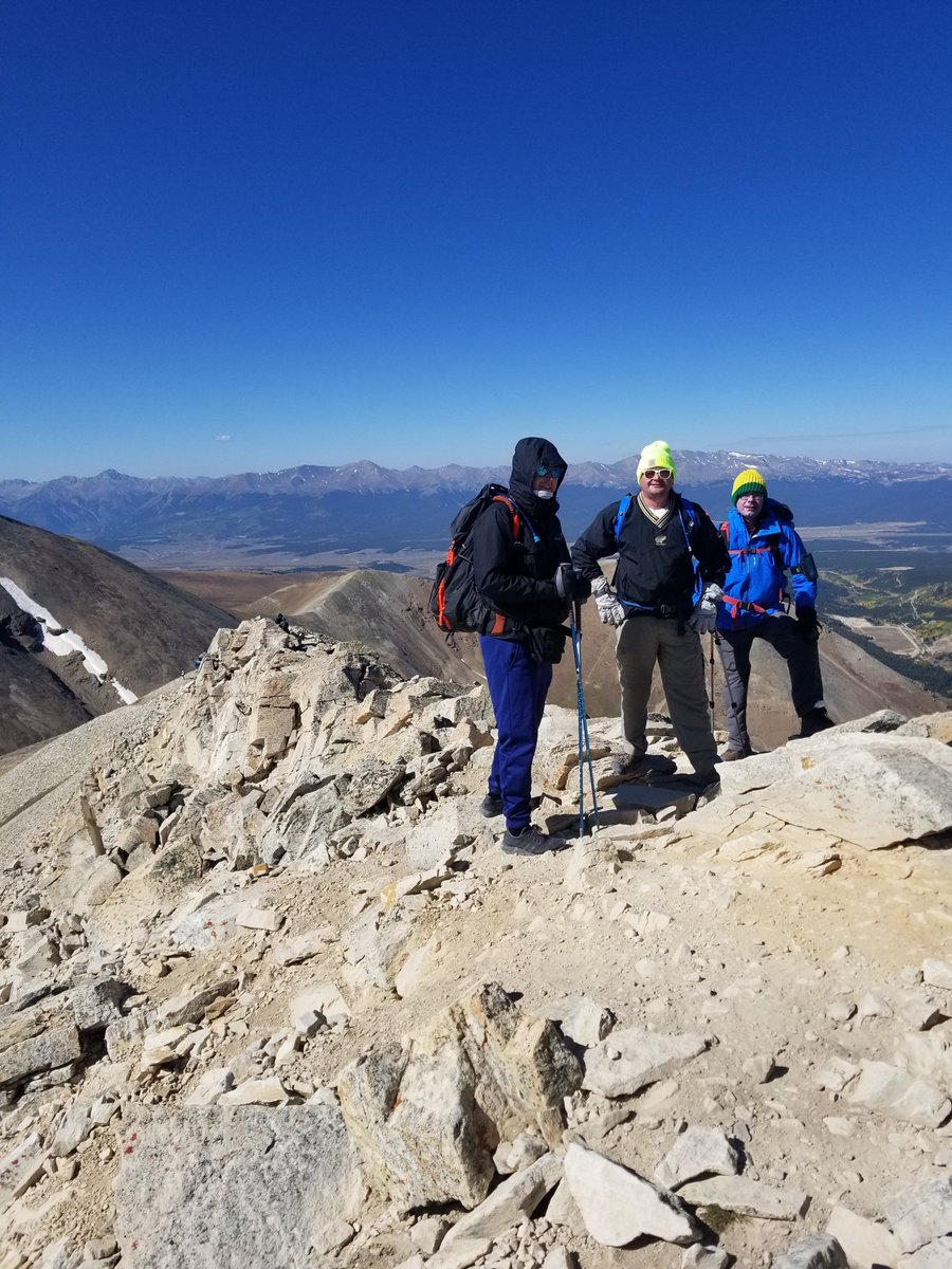 MEPEngineering's tweet photo. A few of our more adventurous staff completed the Mt. Sherman 14er hike this Saturday! πͺπͺ
#mep4life #teambuilding #Igotlayers https://t.co/Vv1GnXnAv8