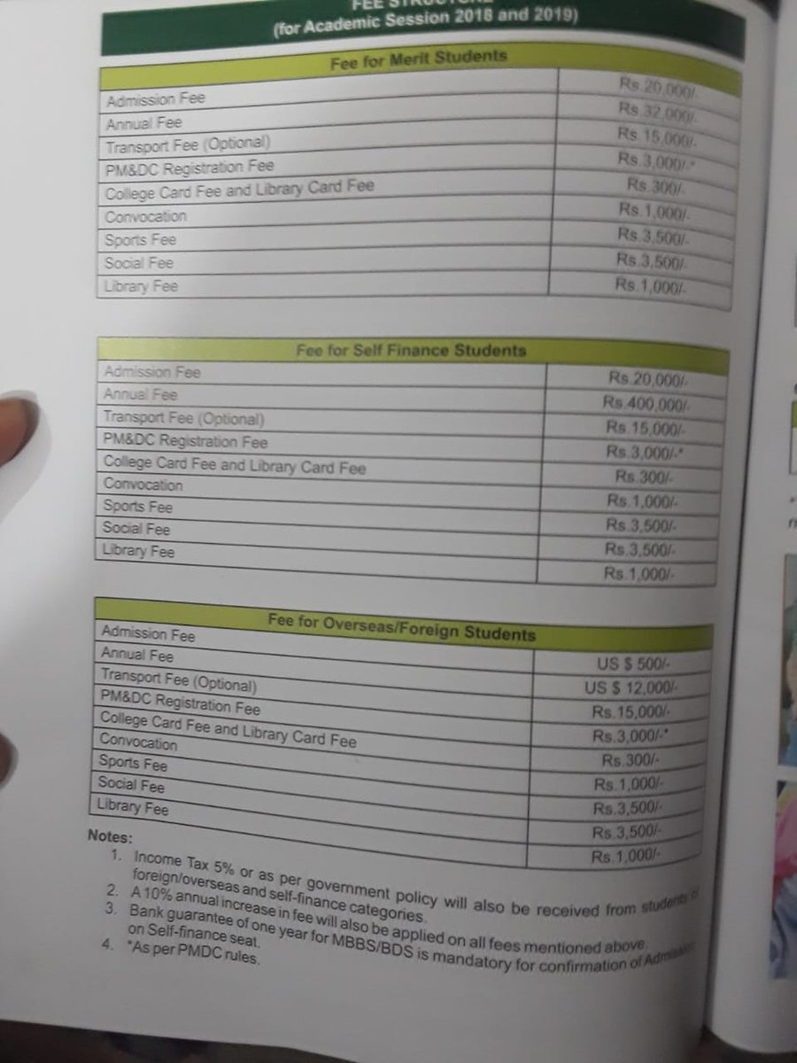 AqsaShoaib9's tweet photo. #saynotofeehike 
Prospectus convinced students n parents, prior to their admission processes, not to increase fee more than 10% that contradicts with currently published notifications. https://t.co/uzYnr4y2L9