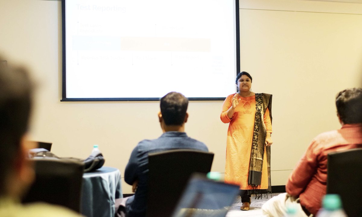 moolyatesting's tweet photo. We perfectly captured the essence of #strongertogether in this quarterly catchup with leaders inside Moolya sharing their learnings across projects and domains to help each other grow, and get back to their work with more perspective to problem-solving. https://t.co/XGQwjwUbP7