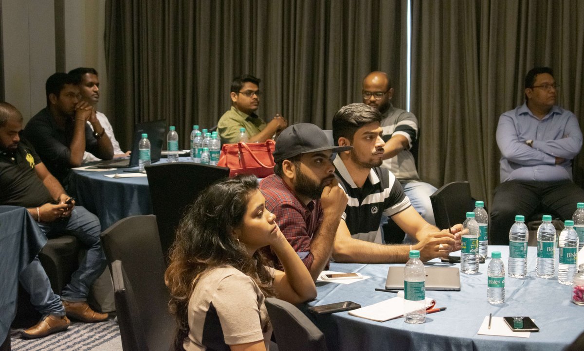 moolyatesting's tweet photo. We perfectly captured the essence of #strongertogether in this quarterly catchup with leaders inside Moolya sharing their learnings across projects and domains to help each other grow, and get back to their work with more perspective to problem-solving. https://t.co/XGQwjwUbP7