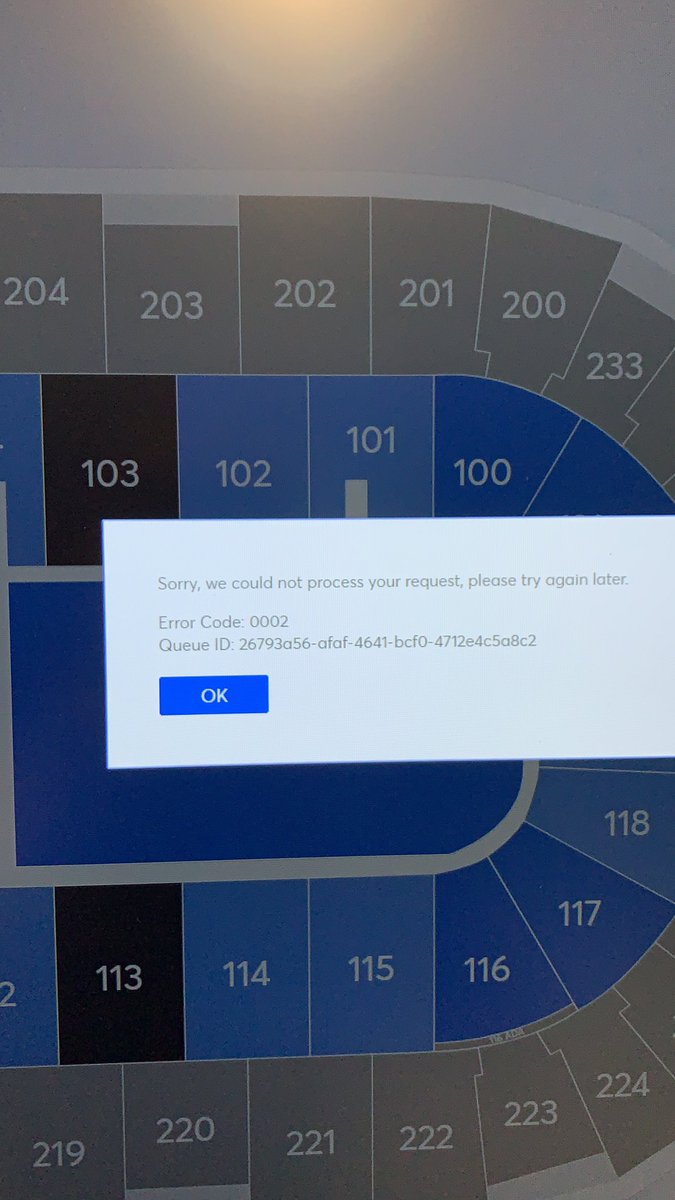 Thanks <a href="/Ticketmaster/">Ticketmaster</a> for making me miss out on great seats for <a href="/nfrealmusic/">NF</a> even with verified fan presale. Your website keeps throwing error no matter how many different seats o try