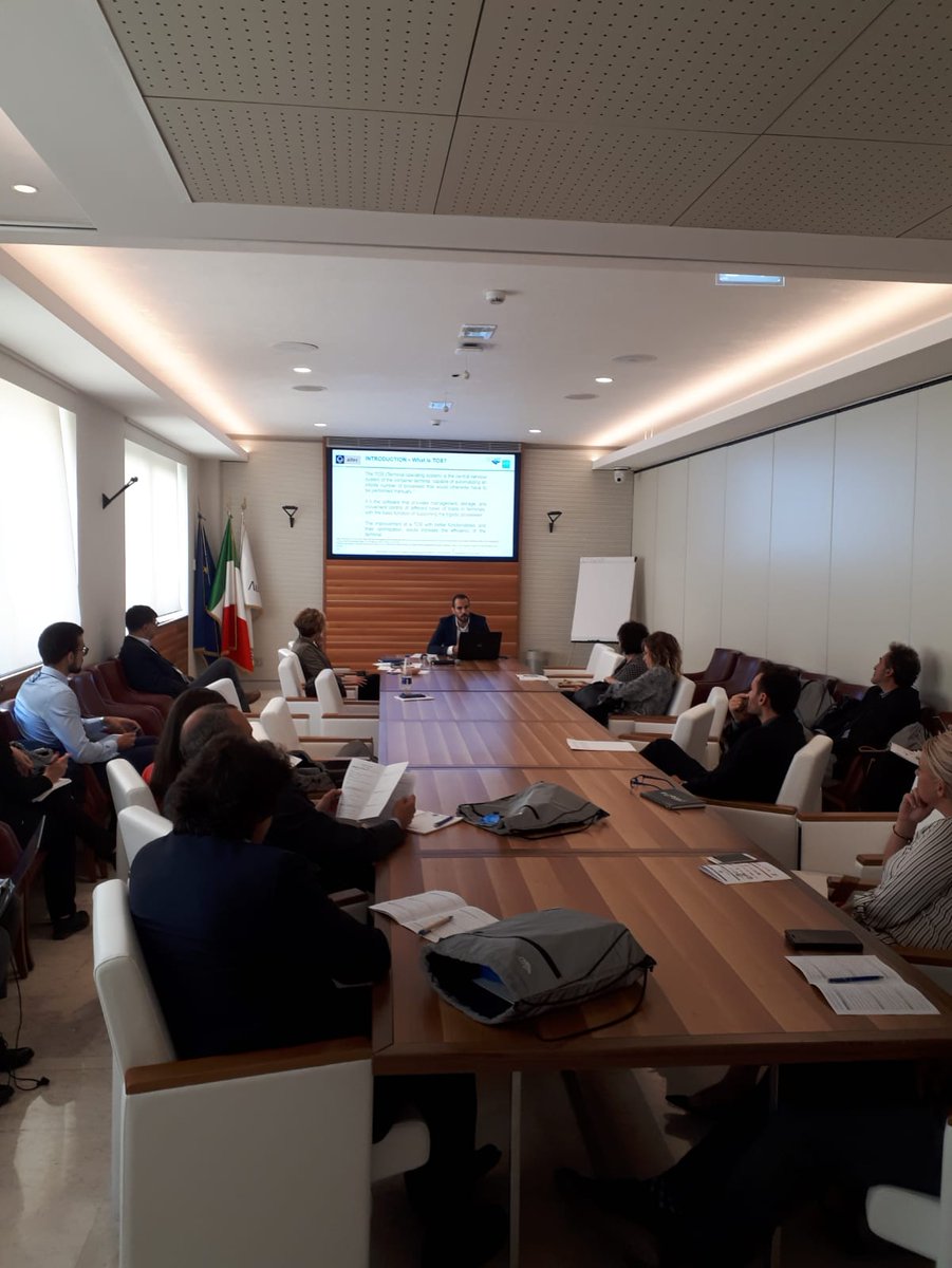 aitecintl's tweet photo. Yesterday, Miguel Hervás presented the work "Modelling the performance of port terminals using microsimulation", results from OPTIPORT project (@GVAivace), at #TIS2019. Very nice discussions during the session!!! https://t.co/l3HX3jBv3V
