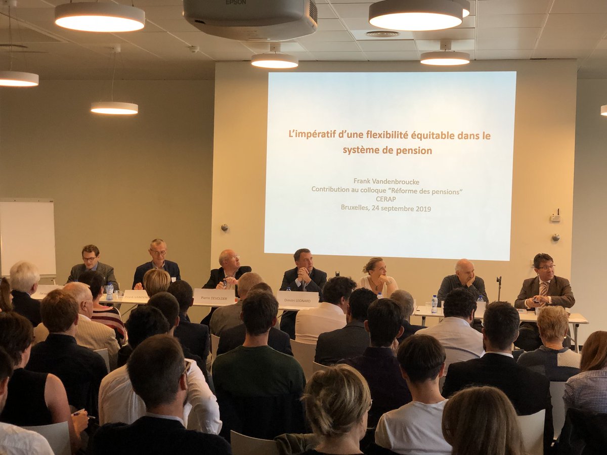 Frank Vandenbroucke au colloque <a href="/Dulbea_Ulb/">Dulbea</a> <a href="/ULBruxelles/">Université libre de Bruxelles</a> <a href="/LarcierGrp/">Larcier-Intersentia</a> sur l’avenir des pensions #pension #secu