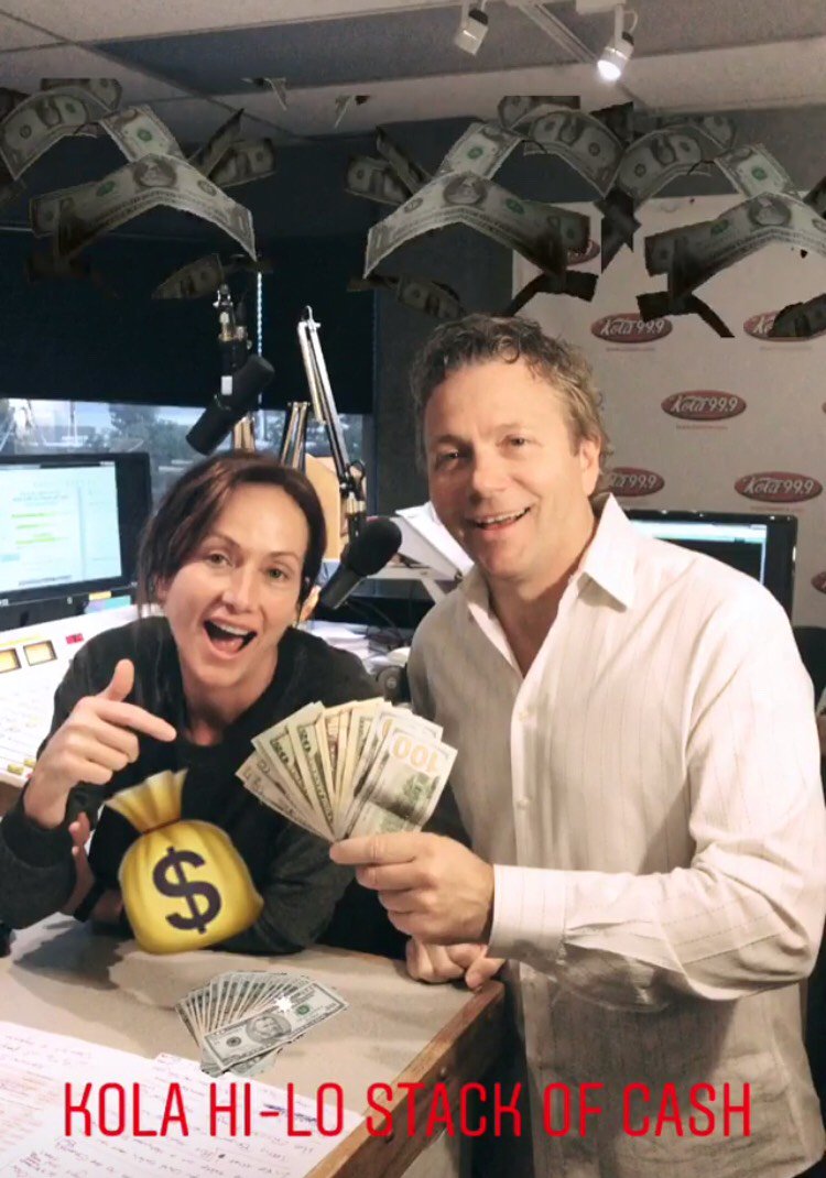 jesseduran999's tweet photo. Ready to score some CA$H? Your chance at the @KOLA999 Hi-Lo #StackofCash, happens again, at 7:50 am! #KOLA999 https://t.co/aTTZijJ7Xg