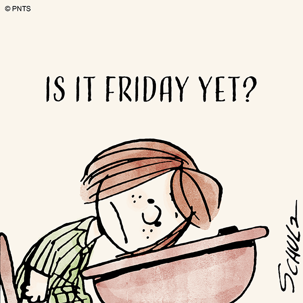 Snoopy's tweet photo. Friday can't come soon enough. https://t.co/NDeVmEoqMY