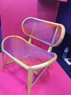 Kat_Burroughs's tweet image. Loved this Weave Chair, with beech frame and nylon cord, by Arjun Singh Assa, @AssaDesigns. Made “using minimal materials for maximum sustainability.”  #100design25 #DESIGNFRESH #LDF19