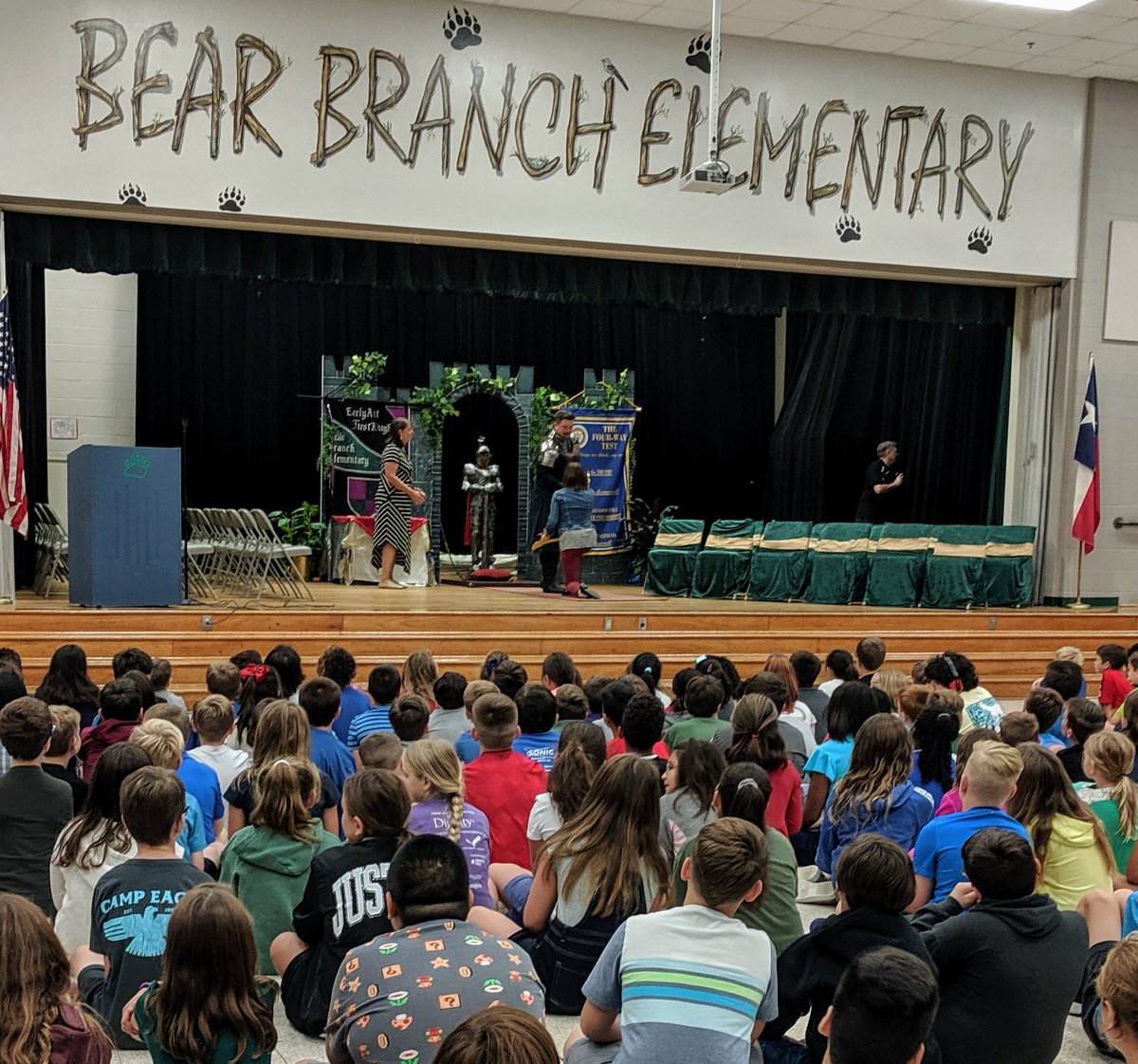CounselorNewman's tweet photo. Congratulations Mrs. Wilkey!! @HumbleISD_BBE #SuperStaffer and @KWRotaryClub #Respect Knight! #EAFK #ElmerPride #BeTheLight #PBIS #SELbuildsPOG #Character https://t.co/DfF0BKmCNE