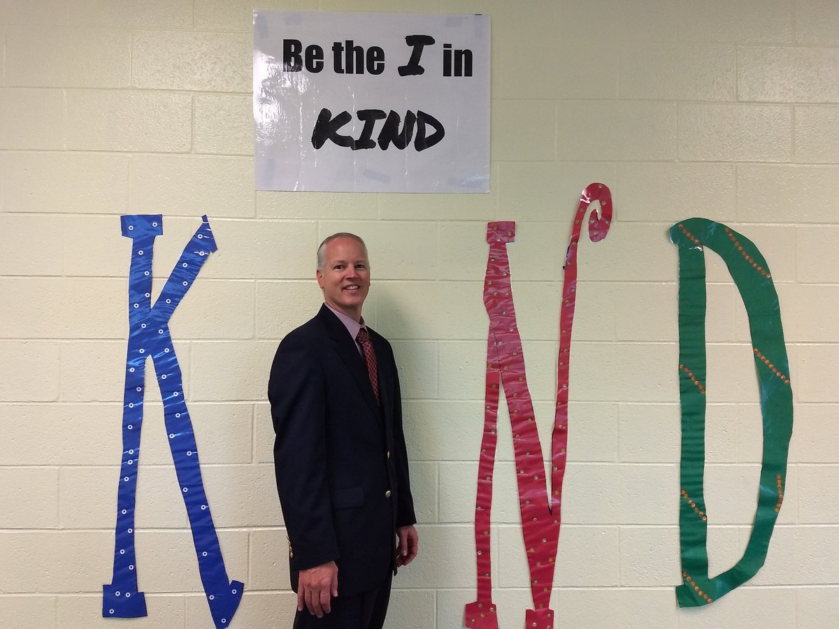 Dr. Olin dropped by to help us celebrate Say Hello Week with random acts of kindness. #success4GIS