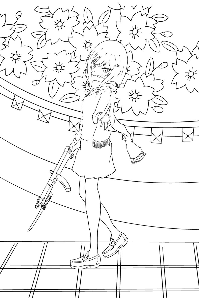 漫画用の絵の練習でモノクロ絵の練習で描いてるんだけど小夜ちゃんこれ全身真っ黒になっちゃうやつじゃないか?
トーンとかベタとかどうやってけばいいのか全然分からん 