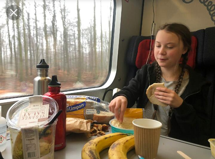 tealdif's tweet photo. 1° foto 
Niña que predica el comunismo, disfrutando de su desayuno vegano (carísimo) en el infierno capitalista que le roba la infancia
2° foto 
Niños que realmente viven en el paraíso comunista, disfrutando de su desayuno y sin que nadie les robe la infancia

#gretathumberg https://t.co/29DxnnWqsw