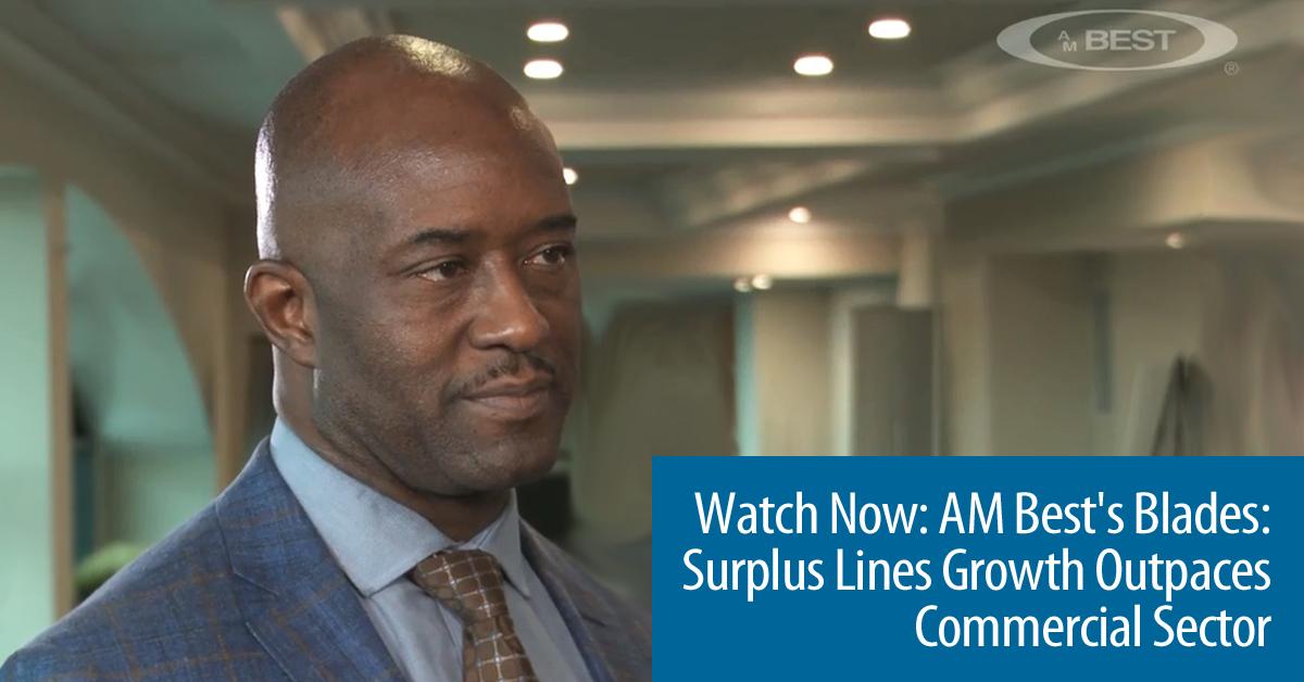 AMBestRatings's tweet photo. AM Best's David Blades, said surplus lines insurers have seen continued growth, including a surge in #cyber coverage. https://t.co/HJy869YnKZ #Insurance #WSIA @The_WSIA #AMBestTV https://t.co/mhTBvZOU8n