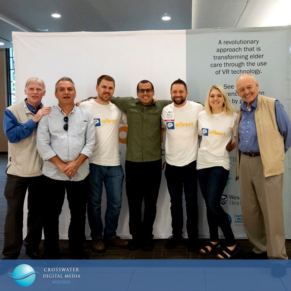 Special Thanks to the Ontario Long Term Care Association &amp; Global Ageing Network for bringing more visibility to our evidence based Virtual reality therapy.
The Albert Project exhibition received accolades from conference attendees and physicians familiar with long term care.