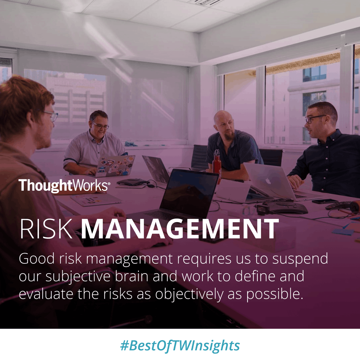 thoughtworks's tweet photo. A useful checklist for anyone involved in #RiskManagement in today's #BestOfTWInsights https://t.co/K8Ch2UT0On #techtuesday #techthoughtstuesday https://t.co/fHLyyuyS9j