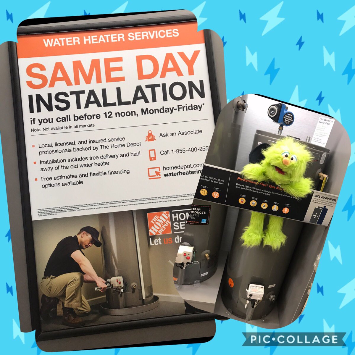 hdpipeline_pete's tweet image. Need a Water Heater today..  we can do that!   Call 1-800-HOMEDEPOT..  peace of mind and quality installation.. guaranteed! #ServeUpServices #CreateRecommendConnect @BBSPlumbers @samedaywh @tavares_gabe @JuleeEckert