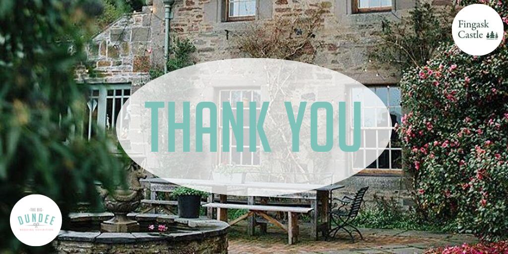 FingaskCastle's tweet photo. Massive thank you to everyone that stopped by our stall to say hello at The BIG Dundee Wedding Exhibition. We had a great weekend and thank you to all our fantastic neighbouring suppliers. #dundee #weddings #fingaskcastle https://t.co/6x8HSp3k4A