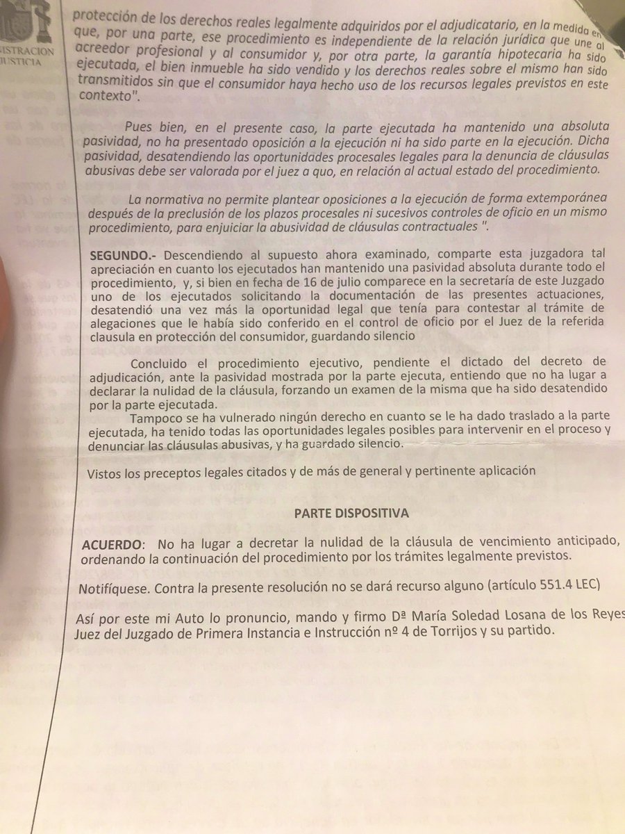 AleJacintoUrang's tweet photo. Para que flipéis con la nueva doctrina de algunos juzgadores @BeatrizDuroA @JavierRubioTT @AzaelBabiano @JesusFamilex @consumidor_es @davalosalarcon 😤🥵 https://t.co/kPymgN7Jex