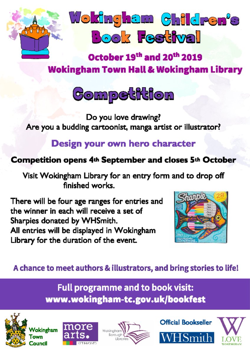 AlisonWokingham's tweet photo. ๐ Competition time ๐
Design your own hero.
This could be a great addition to a school project, literacy, PSHE?
@WBC_Libraries #competition #hero #designyourownhero #library #wokinghamlibrary #WokinghamChildrensBookFestival https://t.co/SDSGUcOjpp