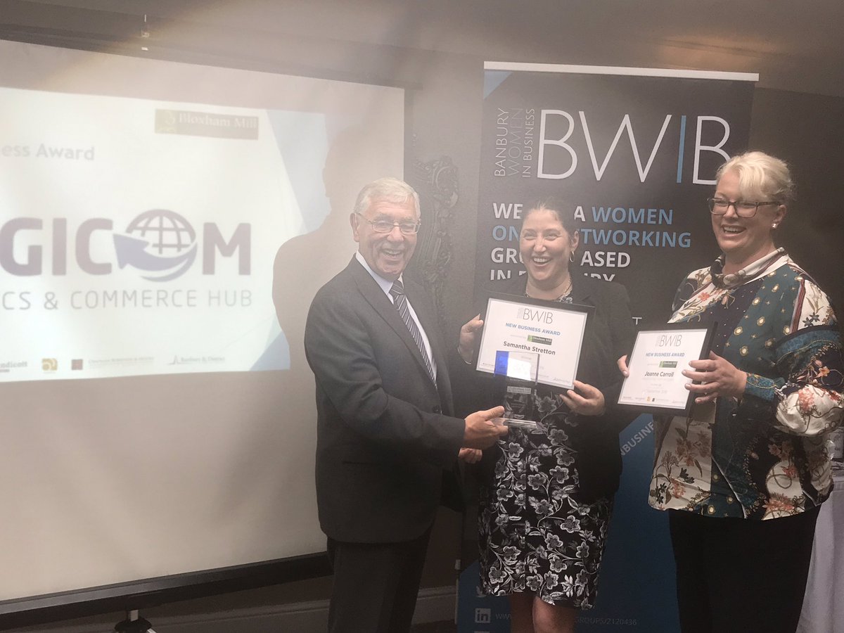 Congrats @LogicomHub on winning the New Business of the year award, sponsored by @BloxhamMill at #BWIBAwards2019!