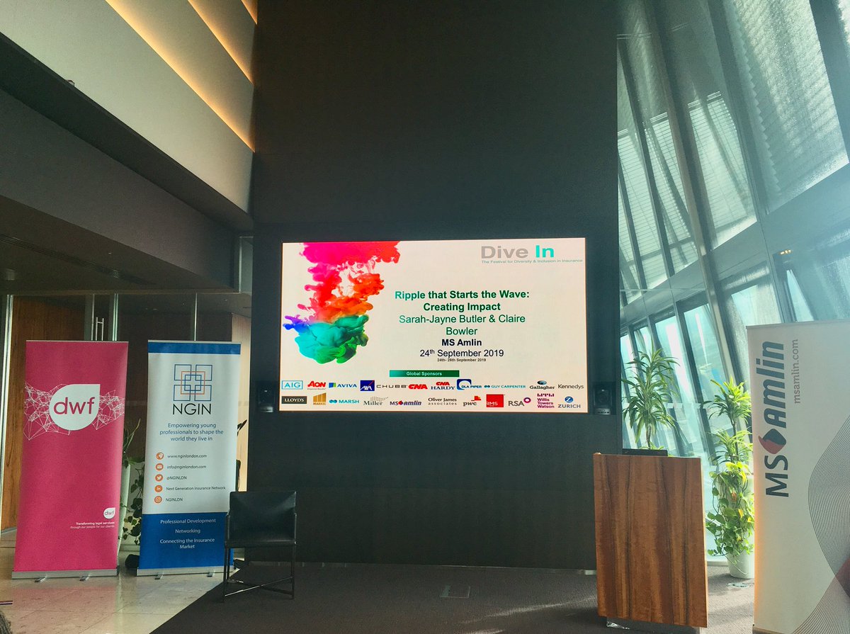 Sarah-Jayne Butler (@sarahjmbutler) on Twitter photo Had a great morning running an interactive seminar for <a href="/DiveInFest/">Dive In Festival</a> on Impact. Be the ripple that starts the wave 🌊 Thanks to <a href="/MS_Amlin/">MS Amlin</a> <a href="/NGINLDN/">NGIN London</a> #inclusionimpact Had a great morning running an interactive seminar for <a href="/DiveInFest/">Dive In Festival</a> on Impact. Be the ripple that starts the wave 🌊 Thanks to <a href="/MS_Amlin/">MS Amlin</a> <a href="/NGINLDN/">NGIN London</a> #inclusionimpact