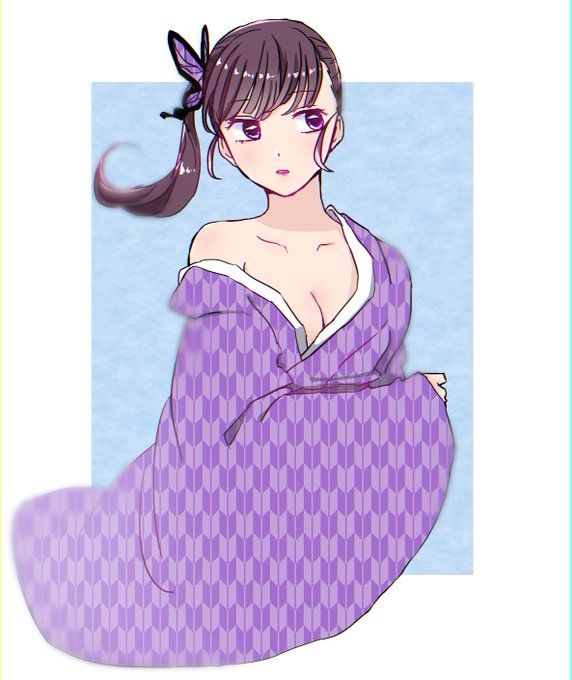 ごまつなさんがTwitterに投稿した栗花落カナヲ(鬼滅の刃)のイラスト。